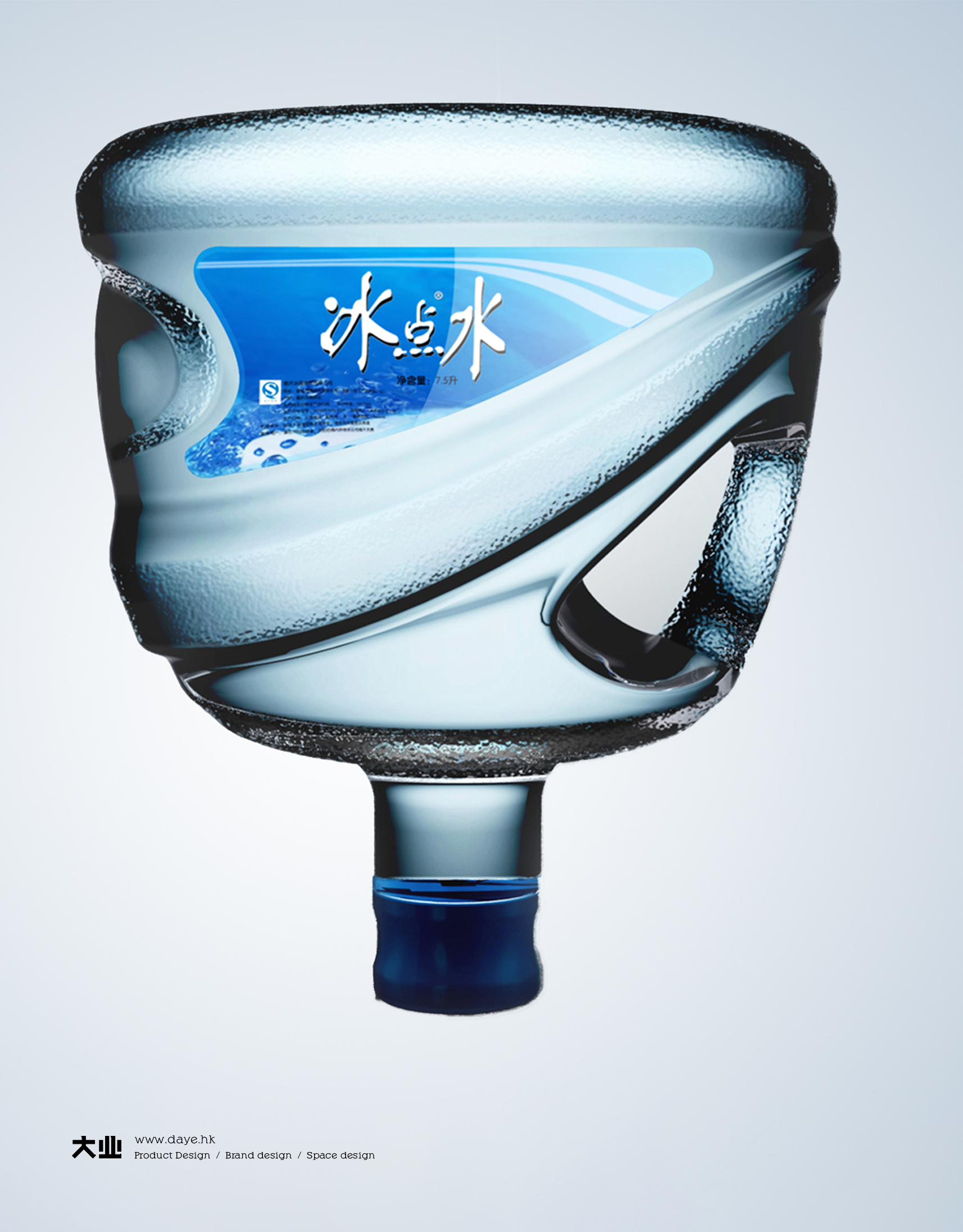 動(dòng)感炫酷的造型完美的貼合水紋